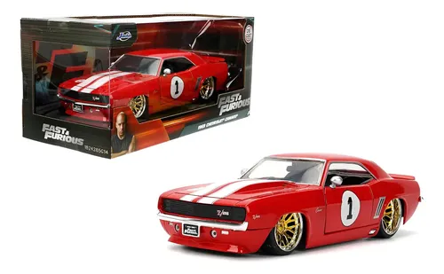 Modelo Em Diecast 1:24 1969 Camaro Fast & Furious Jada Toys