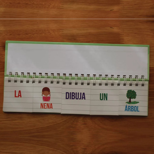 Imagen 2 de 3 de Mi Libro De Frases - Libro Para Niños - Montessori