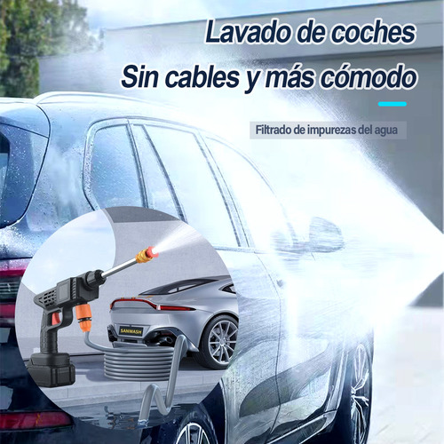 Hidrolavadora Electrica Pistola Para Lavado Autos Portatil