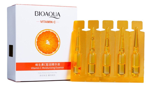Bioaqua Vitamina C Suero Antioxidante Facial 2ml X 20 Piezas Momento de aplicación Día/Noche Tipo de piel Mixta