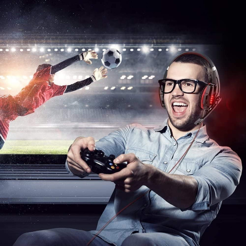 Imagen 7 de 7 de Audífonos Gamer Kotion Each G9000 C/ Micrófono Y Luces Led