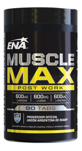 Ena Muscle Max 90ct Sabor Sin sabor