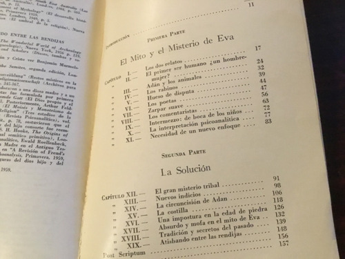 Theodor Reik La Creación De La Mujer Mito Adán Eva 1962 (Usado)