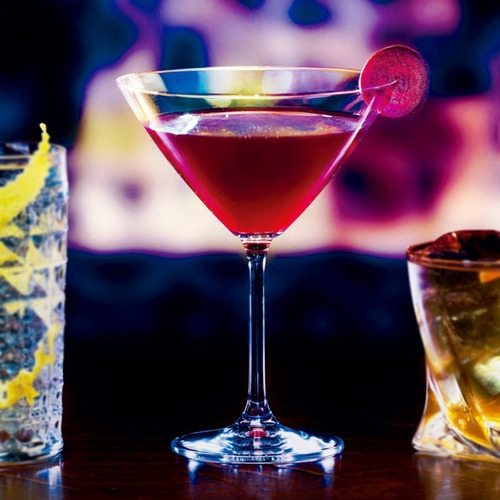 Imagen 4 de 6 de Copas Martini Cristal Bohemia Original Setx2 Colibri 280ml