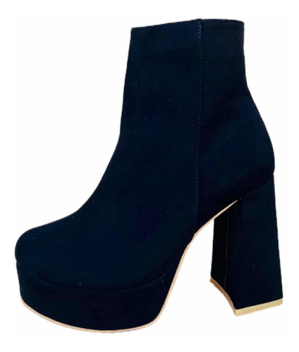 Botas Mujer Plataforma Moda Negro