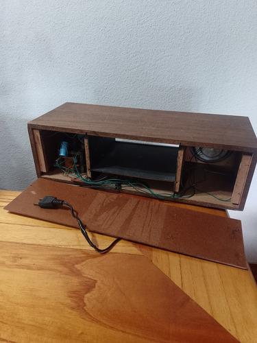 Pasacasette-radio Am-pm,equipo Caja Parlante (a Conectar) Marrón
