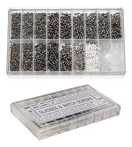 Kit De 1000 Tornillos Para Lentes, Relojes, Electronica