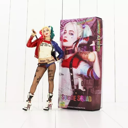 Boneca Arlequina Harley Quinn Figura Colecionável 14cm, Magalu Empresas