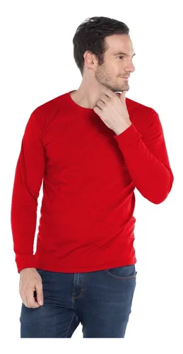 Mayoreo 24 Playeras Manga Larga Para Caballero Cuotas sin inter s