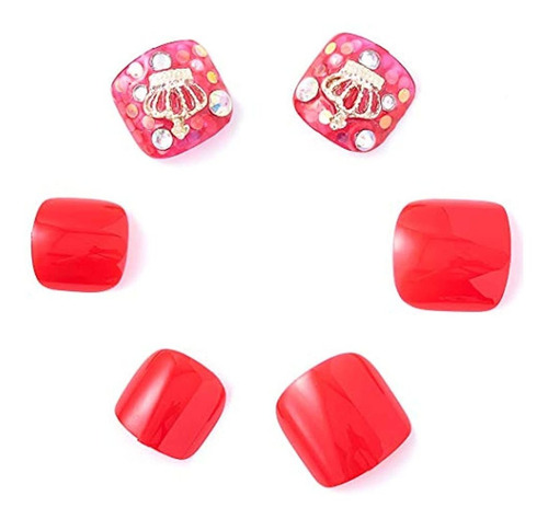 Imagen 4 de 7 de Uñas Acrilicas Para Los Pies