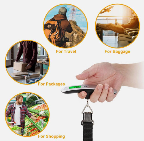Báscula Digital De Equipaje Portátil De Mano For Exteriore