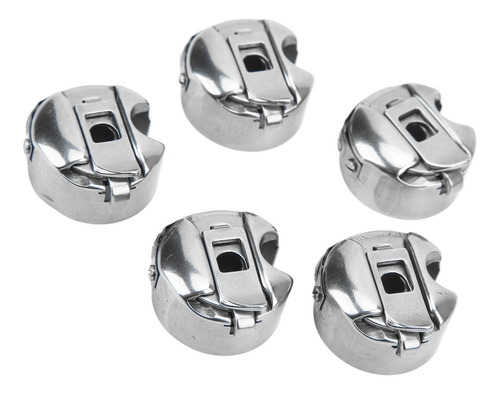 Caja De Bobina 5pcs Máquina De Coser De Acero Inoxidable Par