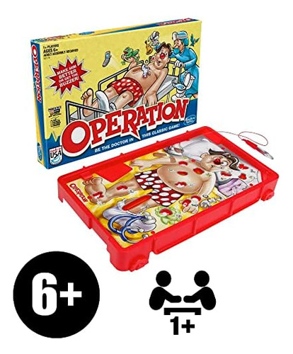 Jogo De Operação Clássico Hasbro Gaming