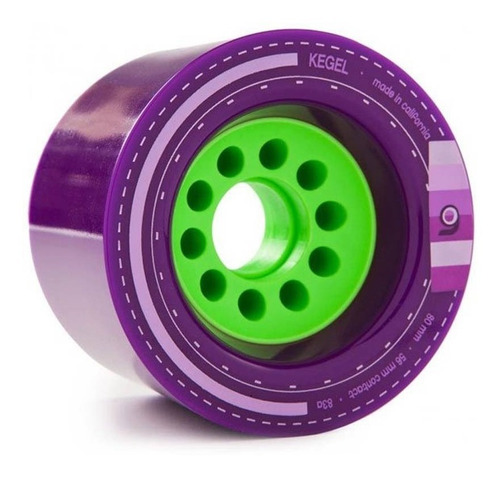 Ruedas Para Longboard Orangatang Kegel 80mm 83a Dh Set