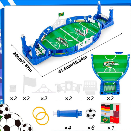 Futbolito Pinball Juego Mesa + 4 Gatillos Futbol Soccer Gol