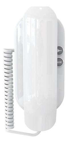 Interfone Agl S-100 Branca Com Botão Para Segunda Fechadura Branco