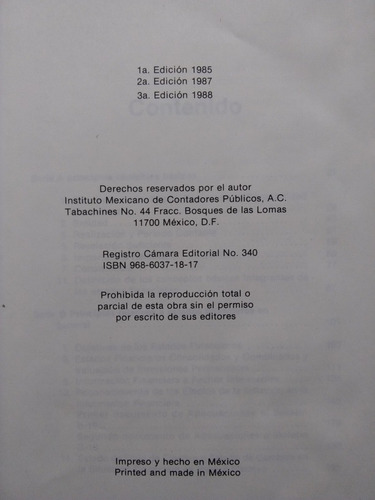 Principios De Contabilidad Generalmente Aceptados Tematizado (Usado)