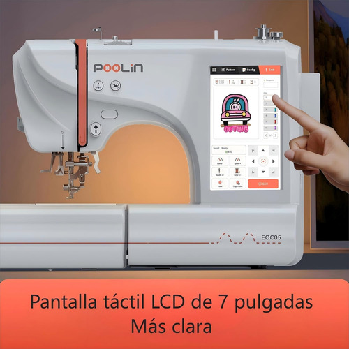 Máquina De Bordar Computarizada Poolin Eoc05 Para Uso Domést