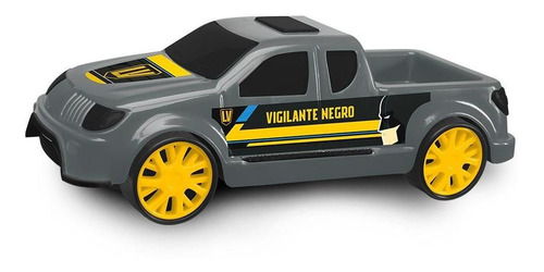 Imagem 1 de 5 de Carrinho Pickup Vigilante Negro Brinquedo Menino Mielle
