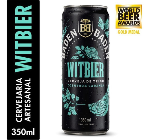 Imagem 2 de 2 de Cerveja Baden Witbier Lata 350ml