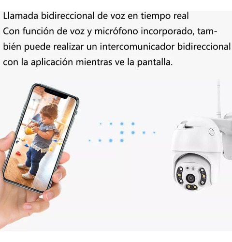 Camara De Seguridad Ip Wifi Robotizada 360° Para Exteriores