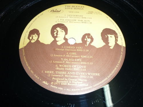 Vinilo The Beatles Love Songs Usa Doble Libro Excele Ggjjzz
