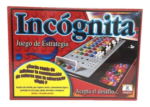  Incognita Juego De Estrategia Original De Implas Cod 235