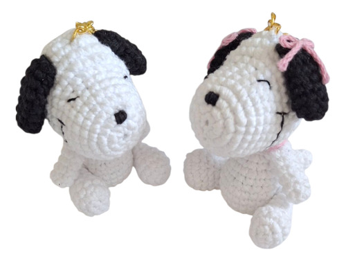 Snoopy Tejido A Crochet Tejido A Mano Amigurumi
