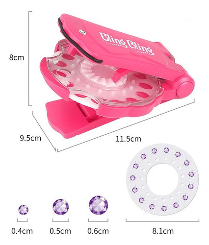 .. Divertido Adesivo De Cristal De Diamante Diy, Ele