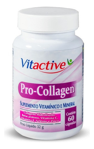 Colágeno Hidrolisado Com Vitaminas A, C, E, Zinco E Selênio