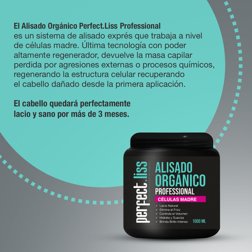 Alisado Profesional Células Madre Perfect.liss 1000ml