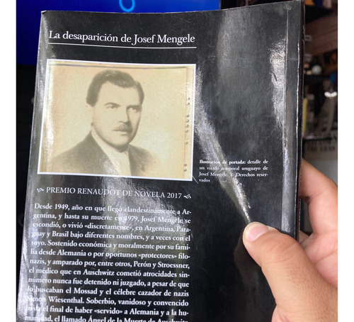 Libro La Desaparición De Josef Mengele (Usado)