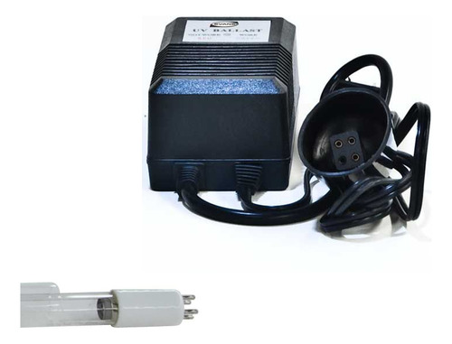 Lámpara Uv Evans De 165w Luz Ultravioleta Purificador Color Blanco