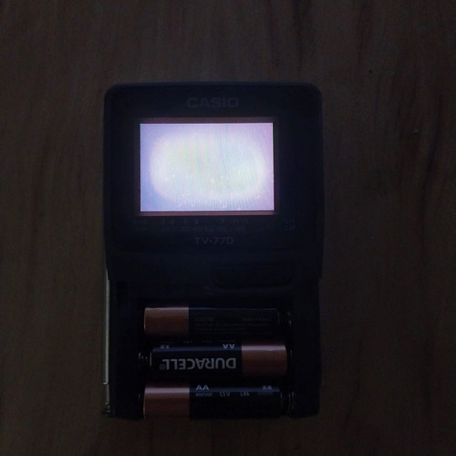 Tv Portátil Casio - Tv770 G (com Caixa Original) (Usado)