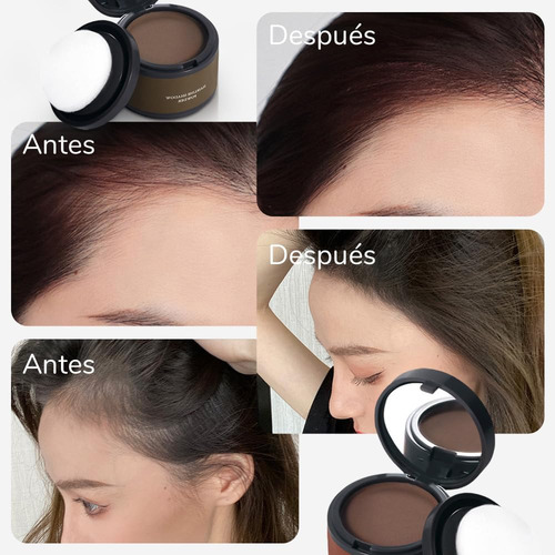 Pó Para Linha Do Cabelo, Pó Para Retoque De Raiz, Sombra