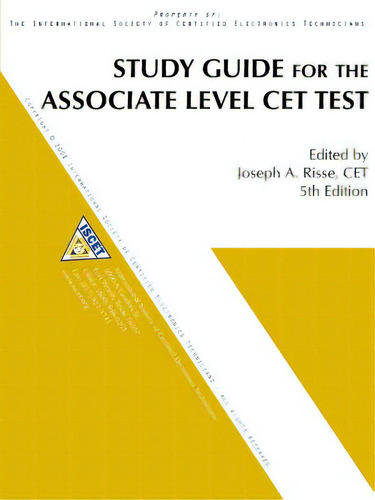 Study Guide For The Associate-level Cet Test, De Risse, Joseph A.., Vol. 1. Editorial Lightning Source Inc, Tapa Blanda, Edición 5th Edition En Inglés