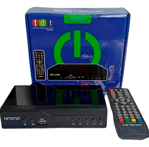 Decodificador Tdt Receptor Tv Digital Hd Krono Control Hdmi