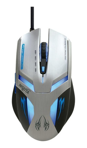 Mouse Programable Usb 6d Gaming 4800 Dpi Nisuta Outlet (Reacondicionado)