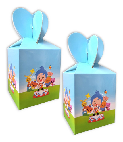 Caja Para Dulces Plim Plim Cotillon X 12 Unidades