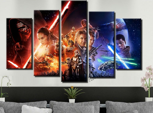 Cuadros Star Wars En Tela Lienzo Canvas Listos Para Colgar 