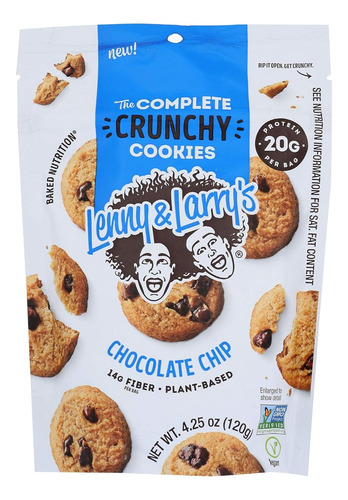 Lenny & Larrys The Complete Crunchy Cookies, Chispas De Choc