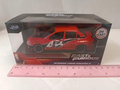 F&f Mitsubishi Lancer Evolution Xl, Escala 1:32, Jada, 12cms