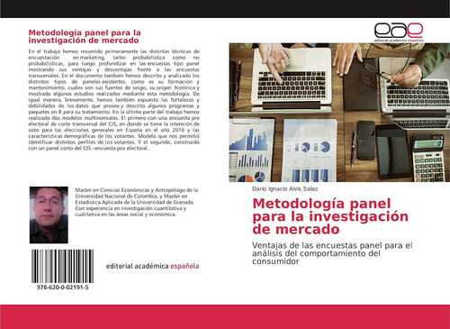 Libro: Metodología Panel Para La Investigación De Mercado: V