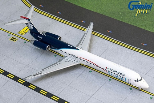 Miniatura Gemini Jets 1:400 Aeromexico Mcdonnell Douglas