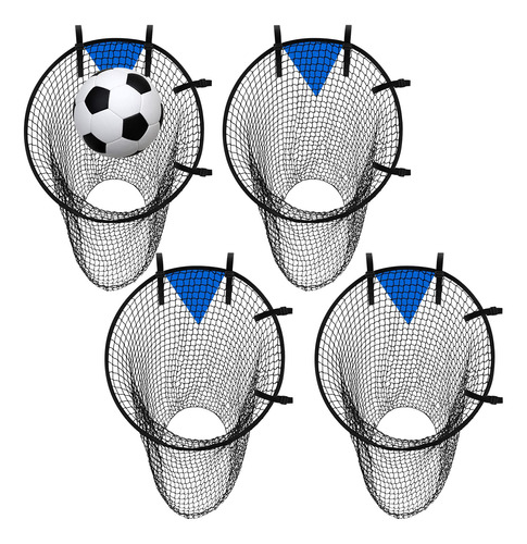 Red De Entrenamiento De Fútbol Con Portería Desmontable Y Cu