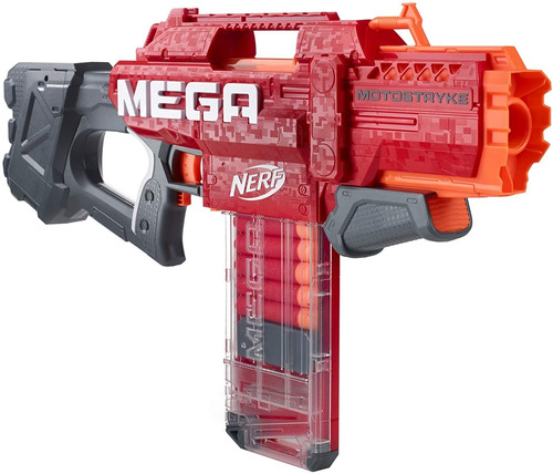 Mega Motostryke Motorized 10 Dart Blaster Incluye 10 Me...