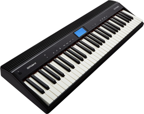 Piano Digital Portatil 61 Teclas C/bluetooth Go-61p Color Negro