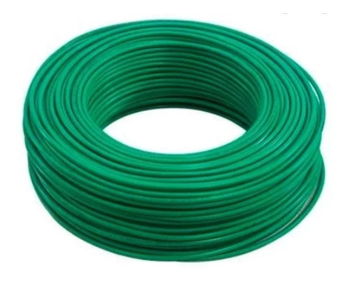 Cable Thw Nro. 14 Awg 75°c 600v Verde Rollo 100 Mts Cablesca