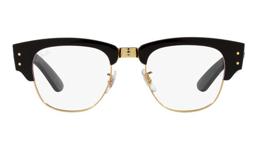 Lentes Ópticos Mega Clubmaster Black Ray-ban Optical