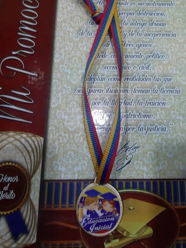Medallas De Graduacion Vitrificada De 6to Grado Y Preescolar